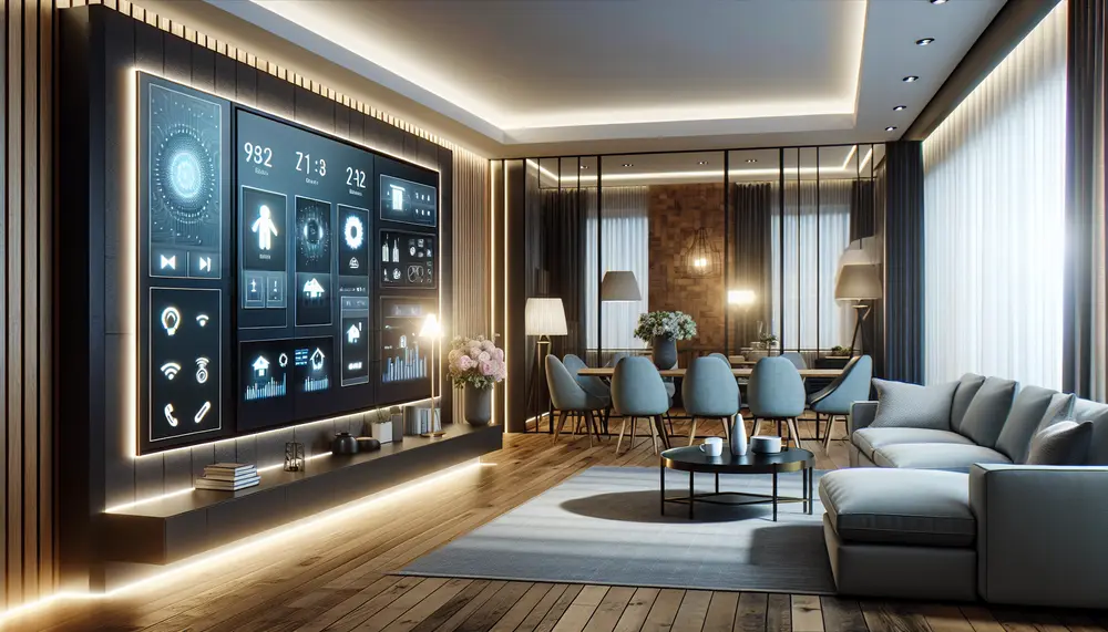 Die praktische Lösung: Smart Home Displays an der Wand