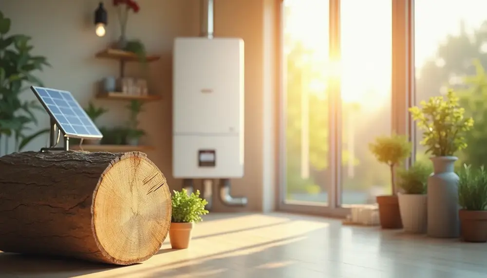 Heizungssteuerung Holz, Gas, Solar: So kombinieren Sie nachhaltige Energiequellen